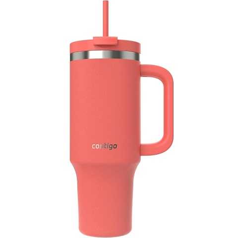 Amazon - Contigo Streeterville 40oz Tumbler Stainless Steel Vacuum Insulated Leak-Proof Cold for 29 Hours Coral
