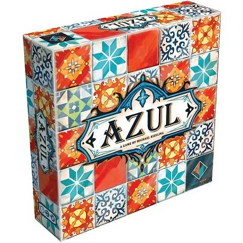 Amazon - Asmodee Azul Board Game - Award-Winning Tile-Placement Strategy Game, Beautiful Mosaic Art, Family Fun for Kids & Adults, Ages 8+, 2-4 Players, 30-45 Minute Playtime