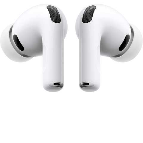 Amazon - Apple AirPods Pro 3 Wireless Earbuds, Active Noise Cancellation, Live Translation, Heart Rate Sensing, Hearing Aid Feature, Bluetooth Headphones, Spatial Audio, High-Fidelity Sound, USB-C Charging