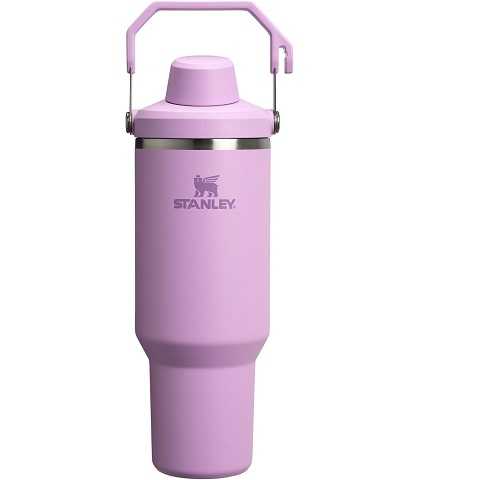 Amazon - Stanley IceFlow 2.0 Fast Flow Tumbler with Handle 40 oz | Twist On Angled Spout Lid | Leakproof Water Bottle | Insulated Stainless Steel | BPA-Free | Lilac