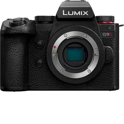Amazon - Panasonic LUMIX G9II Micro Four Thirds Camera, 25.2MP Sensor with Phase Hybrid AF, Powerful Image Stabilization, High-Speed Perfomance and Mobility, Flagship Model of G Series - DC-G9M2BODY
