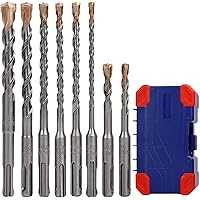 WORKPRO 8-Piece SDS-Plus Drill Bit Set