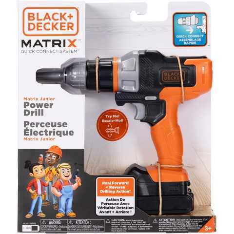 Amazon - BLACK+DECKER Matrix Jr. Power Drill Kids Tools Play Toy with Forward & Reverse Drilling Action