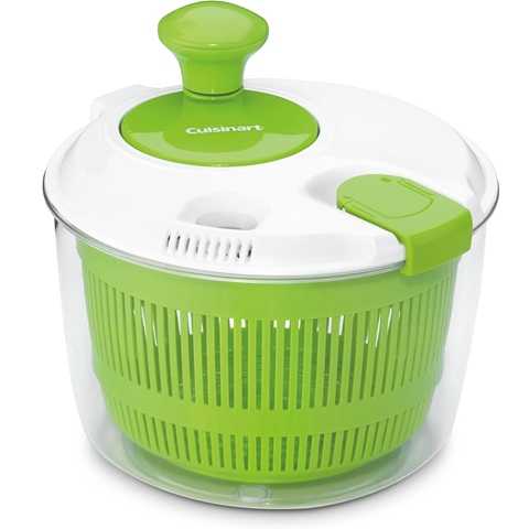 Amazon - Cuisinart Salad Spinner- Wash, Spin & Dry Salad Greens, Fruits & Vegetables, 3qt, CTG-00-SSAS