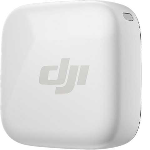 Amazon - DJI Mic Mini Transmitter (Arctic White), Ultralight, Wireless Lavalier Microphone for DJI Osmo Mobile 7P/Osmo Pocket 3, Noise Cancelling, Wireless Microphone for Camera/iPhone/Android, Vlog, Streaming