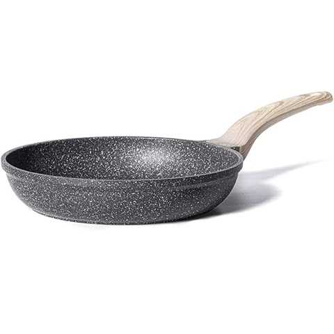 Amazon - CAROTE Nonstick Frying Pan Skillet,Non Stick Granite Fry Pan Egg Pan Omelet Pans, Stone Cookware Chef's Pan, PFOA Free,Induction Compatible(Classic Granite, 8-Inch)