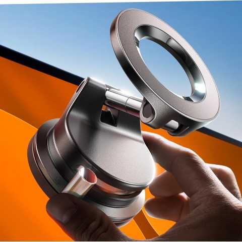 Amazon - LISEN for Magsafe Car Mount, Magnetic Phone Holders for Your Car, Vacuum Phone Mount for Car Accessories for Women Men Interior Jeep BMW Truck, SuctionPro Gift Kits, for iPhone 17 Pro Max 16 15