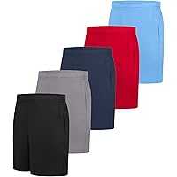 5-Pack Hanes Mens Cooldri Athletic Shorts 7-in Inseam