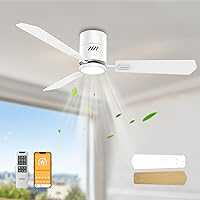 OPONL 52-inch Low Profile Ceiling Fan with Light