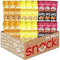 36pk Nut Harvest 3 Flavor Peanuts Variety Pack
