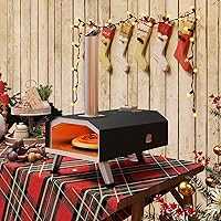 Yitahome 12-in Wood Fired Pizza Oven with Rotating