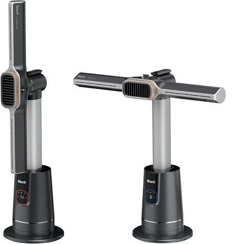 Amazon - Shark TurboBlade Cool + Heat – 2-in-1 Bladeless Tower Fan & Space Heater for Customizable Year-Round Indoor Use, Bedroom, Living Room, & Office | Powerful Cooling + Rapid Room Heating, Charcoal, TH202