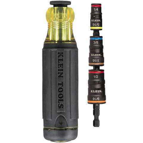 Amazon - Klein Tools 32303HD Impact Driver Set, 20-in-1 SAE Impact Rated Sockets and Screwdriver Tool with Phillips, Slotted, Square and Torx Tips
