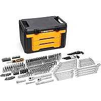 232-Pc GearWrench Mechanics Tool Set in 3 Drawer Storage Box