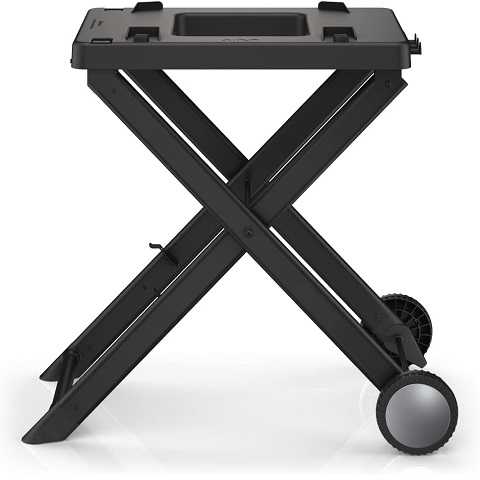 Amazon - Ninja XSKSTAND Woodfire Collapsible Outdoor Grill Stand, Compatible with Ninja Woodfire Grills (OG700 Series), Foldable, Side Utensil Holder, Weather-Resistant, Black
