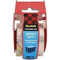 Scotch Heavy Duty Shipping Packaging Clear Tape 1.88-in x 22.2 Yard
