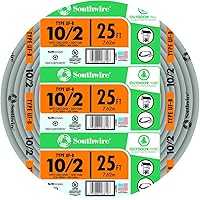 Southwire 13055922 12/2WG UF Wire 50-Foot