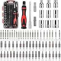 Amazon Basics 73pc Magnetic Ratcheting Wrench & Screwdriver Tool Set