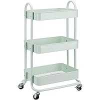 Amazon Basics 3-Tier Metal Rolling Utility or Kitchen Cart