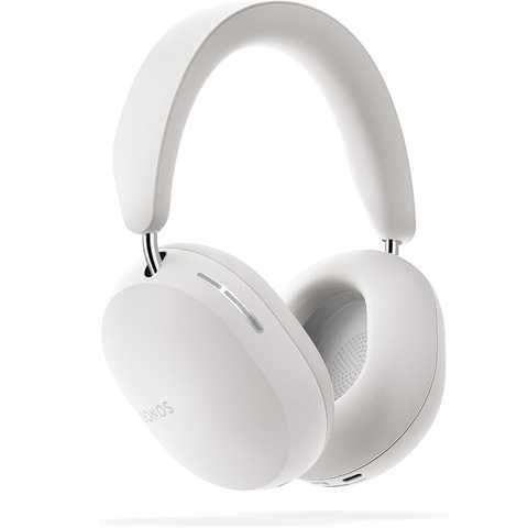 Amazon - Sonos Ace | Noise Cancelling Wireless Over-Ear Headphones with Bluetooth, 30-Hour Battery Life, Spatial Audio, Dolby Atmos, Dynamic Head Tracking - White