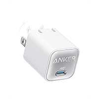 Anker Nano USB C 30W PIQ 3.0 Foldable iPhone Charger Block