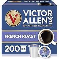 200ct Victor Allens Coffee French Roast Pods Dark Roast for Keurig