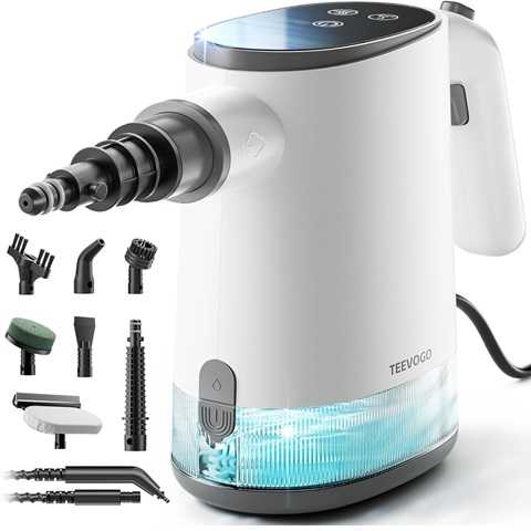 Amazon - Handheld Steam Cleaner, Pressurized 15s Instant Heat Steam Cleaner for Home, Upgrade 650ML Tank, Lightweight Portable Steamer for Cleaning Kitchen, Grout, Furniture, Couch, Car and Bathroom