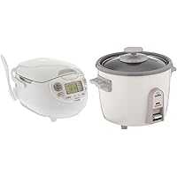 Zojirushi NS-ZCC10 Neuro Fuzzy Cooker + 3-Cup Rice Cooker