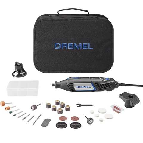 Amazon - Dremel 4000-2/32 Variable Speed Rotary Tool Kit-Engraver, Polisher, and Sander- Perfect for Cutting, Detail Sanding, Engraving, Wood Carving, and Polising- 2 Attachments & 32 Accessories