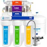 Express Water 10 Stage RO Alkaline Water Filtration System w/Faucet