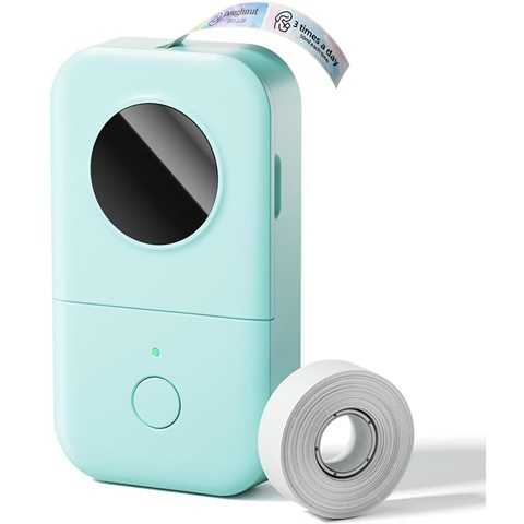 Amazon - Phomemo Label Maker Machine with Tape, D30 Portable Mini Label Printer, Small Bluetooth Label Makers Handheld Thermal Sticker, Multiple Templates Fonts Icon Custom Name Label for Home Kids, School