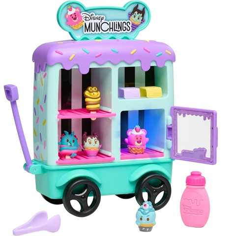 Amazon - Disney Munchlings Ice Cream Cart, 13-Piece Color Change Figure Playset, Kids Toys for Ages 3 Up by Just Play