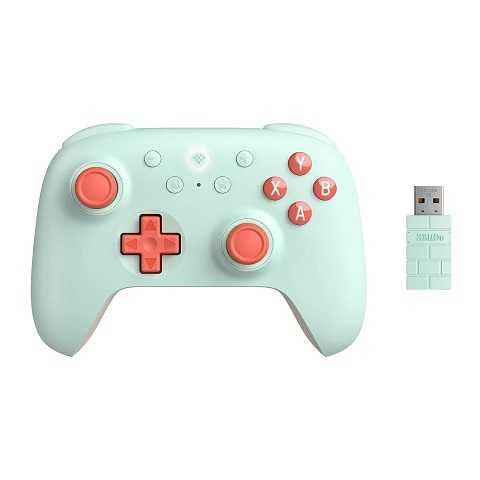 Amazon - 8BitDo Ultimate 2C Wireless Controller for Windows PC and Android, with 1000 Hz Polling Rate, Hall Effect Joysticks and Triggers, and Remappable L4/R4 Bumpers (Mint)