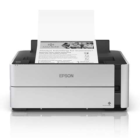 Amazon - Epson EcoTank ET-M1170 Wireless Monochrome Supertank Printer with Ethernet PLUS 2 Years of Unlimited Ink*,White