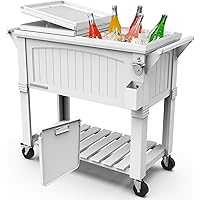 Permasteel Party Cooler with Divider, 80-Qt