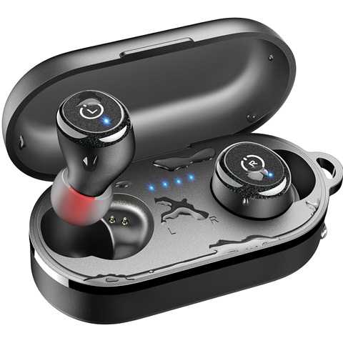 Amazon - TOZO T10 Wireless Earbuds Bluetooth 5.3 Headphones, App Customize EQ, Ergonomic Design, 55H Playtime, Wireless Charging Case, IPX8 Waterproof Sound in-Ear Headset, New Version