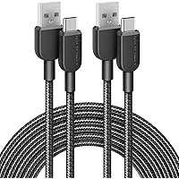 2-Pack Anker USB A to USB C Charger Cable 6ft