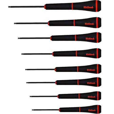 Amazon - EKLIND 92500 PSD Ball-Hex (allen) Precision Screwdriver - 8pc set SAE Inch Sizes .050-5/32