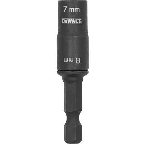 Amazon - DEWALT FLEXTORQ Socket and Short Extension, 2 in 1, 7mm & 8mm, Double Ended Nut Driver (DWADEND78MM)
