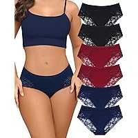 6-Pack LEVAO Womens Cotton Underwear
