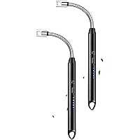 2-Pack ELCELC Electric Candle Lighter Plasma Flameless Arc