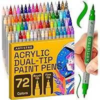 ARTISTRO 72ct Acrylic Paint Markers Paint Pens