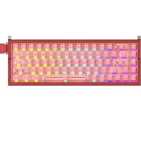 Amazon - MG68Plus Rapid Trigger,Full Aluminum Alloy Body Magnetic Switch Keyboard,65% TKL,PCB Nano-Coating Waterproof,0.001MM Accuracy,256KHZ Single Key Scan Rate,RGB Wired Gaming Keyboard(Red)