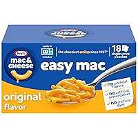 18-Pack Kraft Easy Mac and Cheese Original Flavor 38.7oz