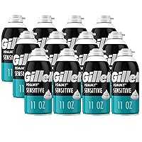 12-Pack Gillette Foamy Shaving Cream 11oz