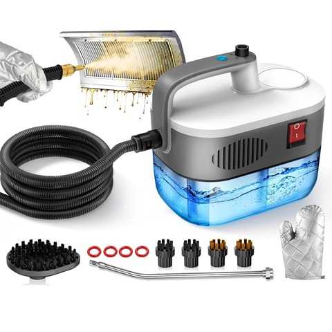 Amazon - Steam Cleaner, 6-Level Adjustable, 10s Heat-Up, 1200ML Large Tank, 2500W Portable Steamer for Cleaning with Multi-Surface Accessories, Handheld Steam Cleaner for Home & Car, Dirt, Grease, Grout,Tile