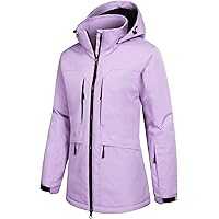 Gemyse Women's Waterproof Winter Hooded Ski Jacket