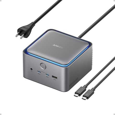 Amazon - Anker Prime TB5 Docking Station, 14-in-1 Thunderbolt 5 Dock with 120Gbps Max Transfer, Thunderbolt Dock with 140W Max Charging, Cooling System, Up to 8K, Dual Display for TBT 5/4 Laptops